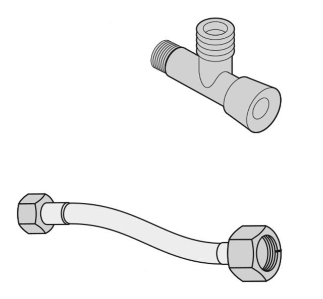 Villeroy & Boch ViClean-L Wasseranschlussset ViClean, V99019 V9901900 Image