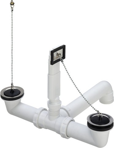 Viega Ab- und Überlaufgarn. Raumschaffer 7870.52 in G1 1/2x70mmx170-330mm Kst. 108137 Image