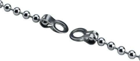 Viega Kugelkette 9925.290, in 400mm Messing verchromt 110611 Image