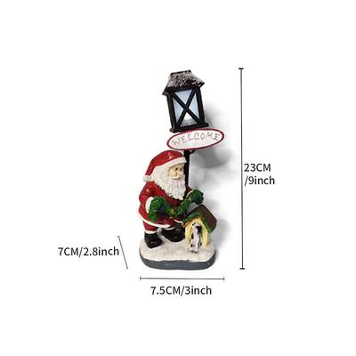 Christmas Gifts Resin Christmas Snowman Night Light Decoration Christmas Gifts Crafts