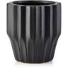 VASO DA FIORE NERO YVONNE 13xh13,5cm