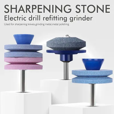 Sharpening Stone Lawn Mower Sharpener Blade Used for Sharpening Knives Metal Grinding Polishing