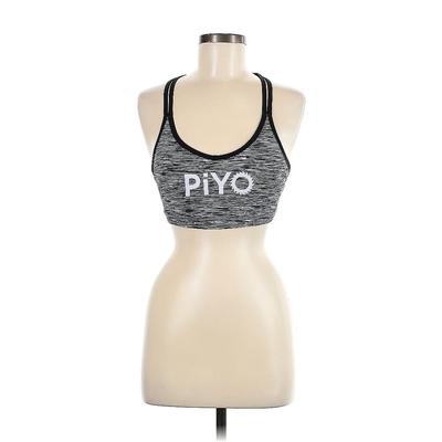 Beach Body Sports Bra: Gray Activewear - Women's Size Medium