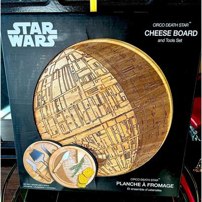 Disney Kitchen | Disneys Disneyland Star Wars Death Star Kitchen Cheese Wine Charcuterie Home Nib | Color: Brown/Silver | Size: Os