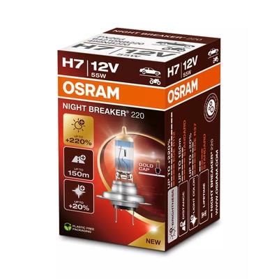 OSRAM NIGHT BREAKER® 220 H7 Glühlampe, Fernscheinwerfer,Glühlampe, Hauptscheinwerfer,Glühlampe, Nebelscheinwerfer,Glühla