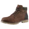 Winterstiefelette RIEKER, Herren, Gr. 48, braun, Lederimitat, Textil, used, klassisch, Schuhe, mit TEX-Membran