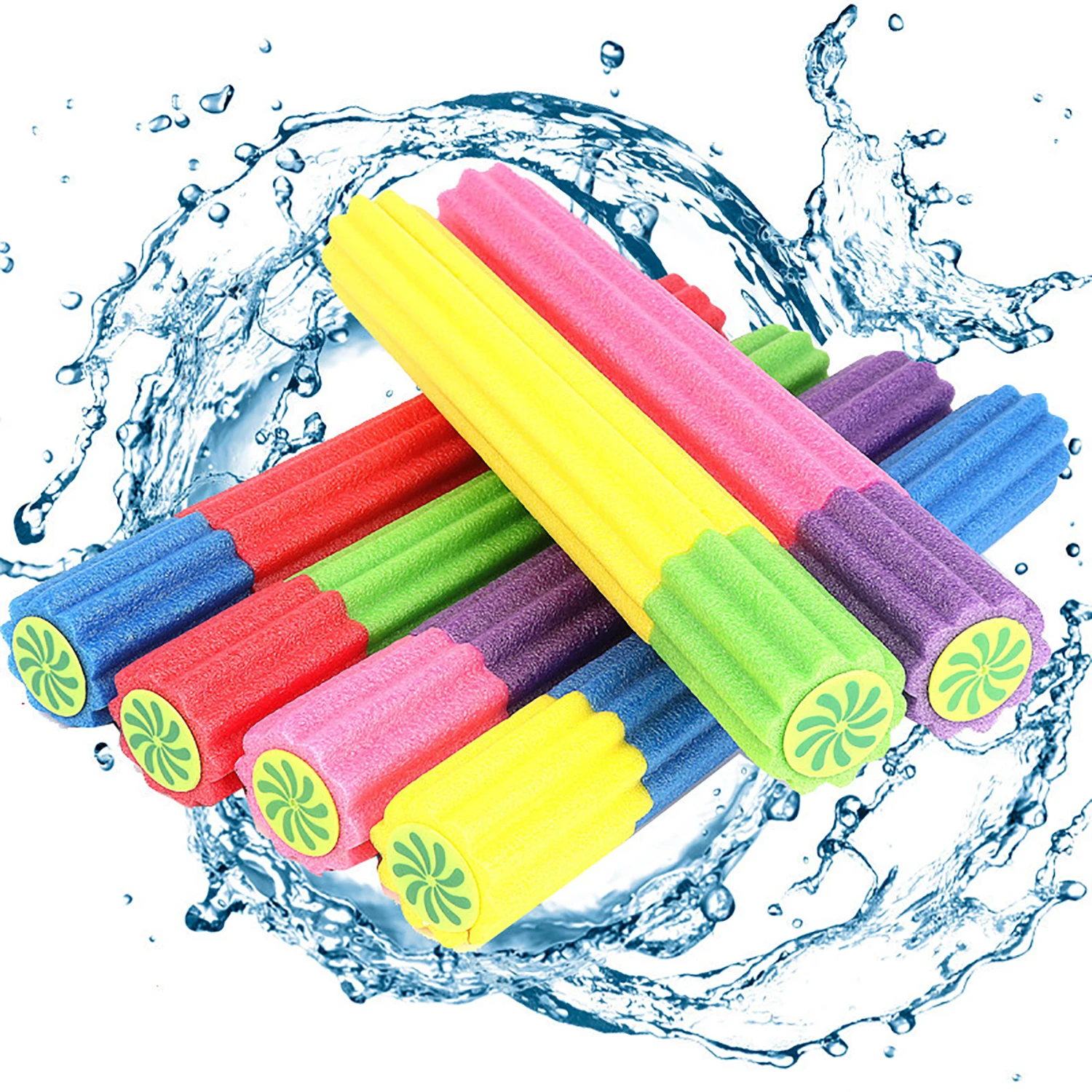 Pflaumens chaum Wasser pistole Eva Wasser pistole ziehen Typ Outdoor Strand Wasserspiel zeug Kinder zeigen Wasser pistole Hand ziehen Sommer Farbe zufällig Image