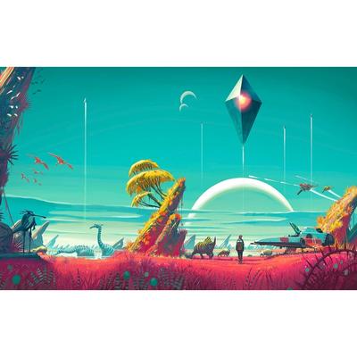 Premium Wallpaper Wall Mural - Futuristic Landscape