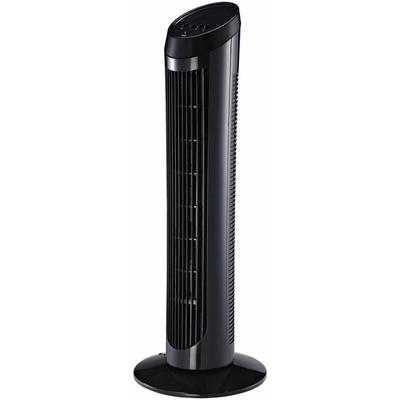 Homcom - Standventilator 45 w Turmventilator Ventilator leise 3 Belüftungsstufen, 70° Oszillation, Image