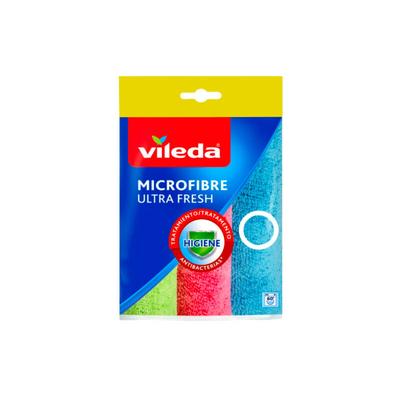 VILEDA 3er-Set UltraFresh Mikrofasertücher mit antibakterieller Behandlung