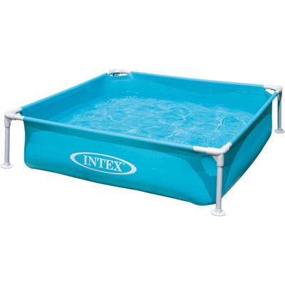 Intex - 57173 Kinderpool Babypool Planschbecken Mini Frame Blau 122x122x30cm Image