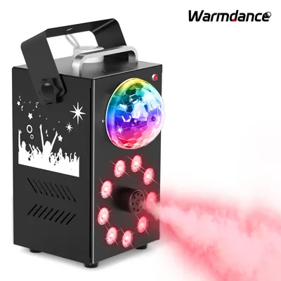 LED Disco Colorful Fog Machine Smoke Machine Stage Colorful Spray Equipment for Party Holiday Bar