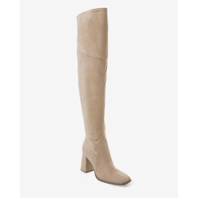 Marc Fisher - Natural Neutral - Over the Knee Square Toe Boot - 6.5