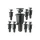 Suinga - Set di 8 Irrigatore Agricolo a Impatto Rain Bird MaxiPaw 1/2'' e 3/4'', Portata 6,7 a 13,7