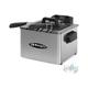 Friggitrice in acciaio inox Orbegozo. Capacità 4,5 litri. Termostato regolabile. Potenza 2180 Watt