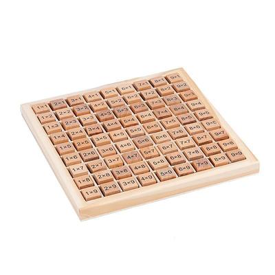 Wooden 99 Multiplication Table Building Blocks Children'S Wooden Early Education Educational Learning Toys Teaching Aids 99 Operation Table Back to School