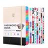 Password Book A5 Letter Tag Password Notebook Computer and Website Login Password Organizer and Manager 240 Pages with Inner Pocket 8.4x5.9 Inches