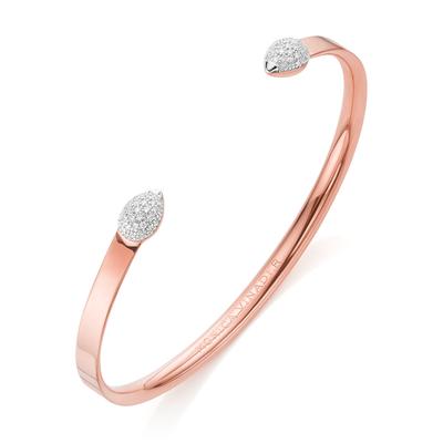 Rose Gold Fiji Bud Diamond Cuff Diamond