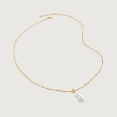 Capri Teardrop Pearl Charm Necklace Set
