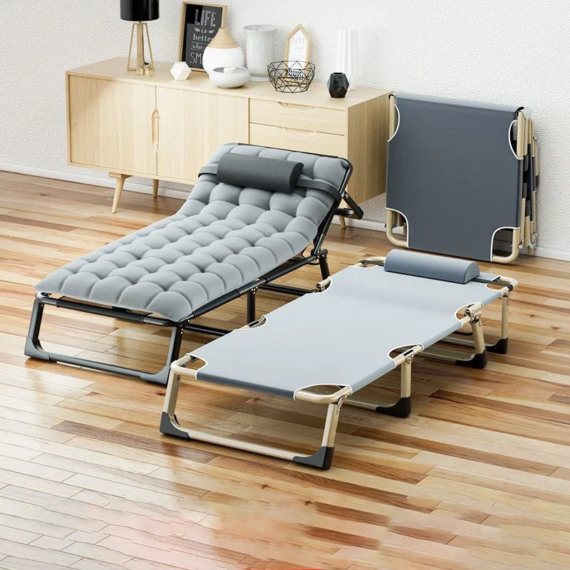 GIANXI Sommer Outdoor Camping Bett Klappstuhl Wohnzimmer Nickerchen Maschine Klappbett Einfache Büro Nickerchen Bett Liege