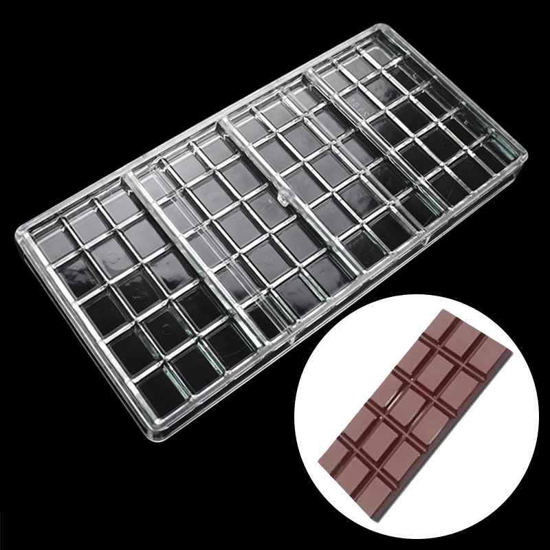 Schokolade Bar Form Polycarbonat Professionelle Candy Bonbons Form Süßwaren Form Backen Gebäck Bäckerei Werkzeuge Image