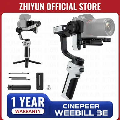 ZHIYUN Offizieller CINEPEER WEEBILL 3E Kamerastabilisator Handheld Gimbal 3-Achsen-Kameras Gimbals für spiegellose DSLR-Kameras