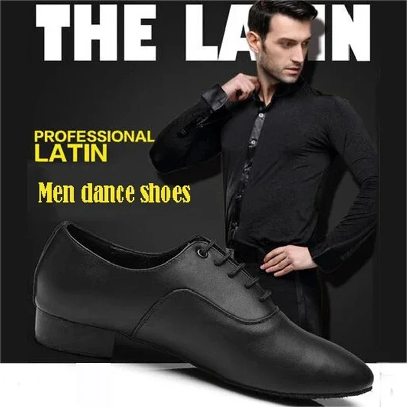 Professionelle lateinamerikanische Tanzschuhe für Herren, Schwarz, Weiß, niedriger Absatz, Höhe 2,5 cm, moderne Ballsaal-Tango-Schuhe/Jazz-Schuhe/Salsa-Schuhe