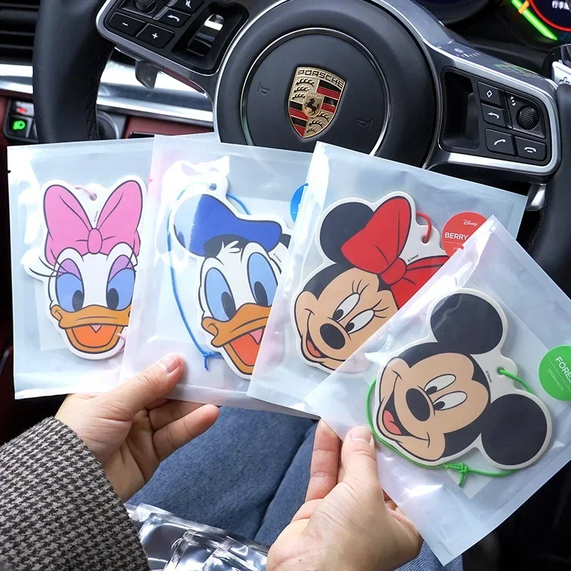 Disney Auto Parfüm Mickey Maus Duft Dekor Minnie Innen Hängen Anhänger Geruch Dekorationen Autos Zubehör Geschenke Image