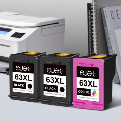 TEMU 3 Pack 63xl Ink Cartridge Remanufactured For Ink 63use With 3830 4650 4520 5252 5255 5258 4512 1112 3630 3632 4652 2132 5200 4655 4510 Printers