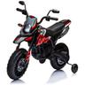 Moto Elettrica per Bambini 12V con Licenza Aprilia RX-125 Motocross Rossa