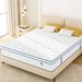 King Medium 12" Mattress - Bedstory Selection White & Blue 12.0 H x 75.0 W 80.0 D | Wayfair US25053102