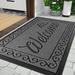 Red Barrel Studio® Door Mat Heavy Duty Doormat Outdoor, Rubber in Gray | 24" W x 36" L | Wayfair 04961FF67D504F12A1ED0C386156E9E6