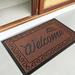 Red Barrel Studio® Door Mat Heavy Duty Doormat Outdoor, Rubber in Maroon | 24" W x 36" L | Wayfair 8F1557C45E18493BA5B779F8075E4AF2