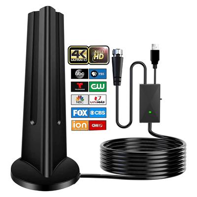 TEMU 2024 Newest Hd Tv Antenna Up 130 Miles Range-indoor/ Support 4k 1080p All Older Tv's & Smart Tv, Digital Antenna With Amplifer Signal Booster