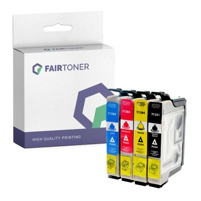 4er Multipack Set Kompatibel für Epson T1281-T1284 Druckerpatronen Image