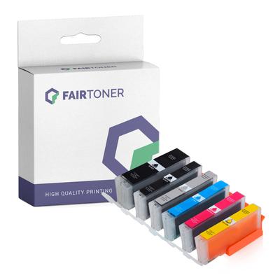 6er Multipack Set Kompatibel für Canon PGI-550 CLI-551 XL Druckerpatronen Image