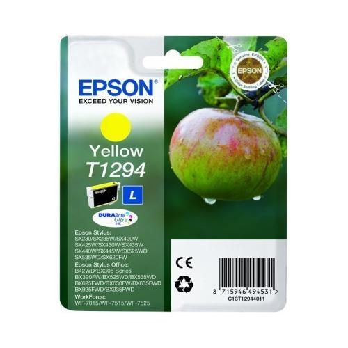 Original Epson C13T12944012 / T1294 Druckerpatrone Gelb