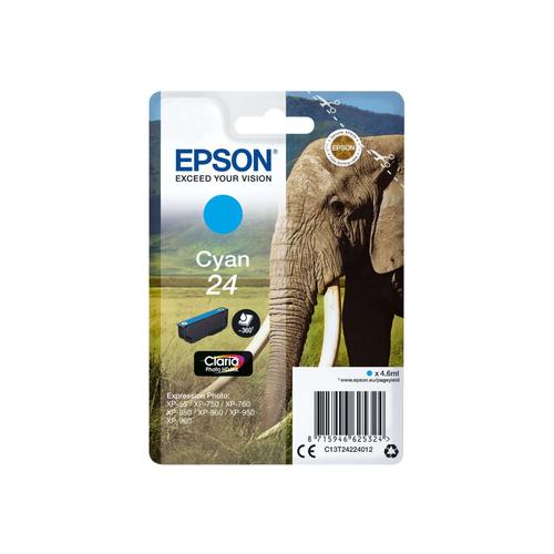 Original Epson C13T24224012 / 24 Druckerpatrone Cyan