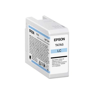 Original Epson C13T47A500 / T47A5 Druckerpatrone Hell Cyan