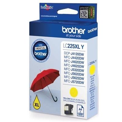 Original Brother LC-225XLY Druckerpatrone Gelb