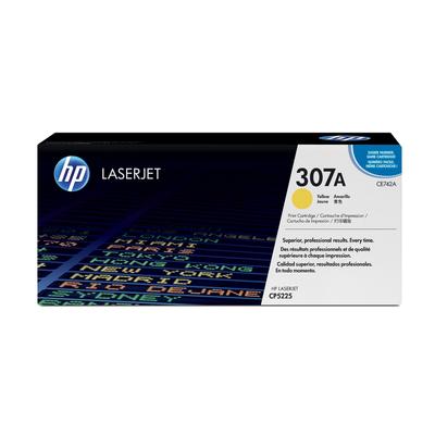 Original HP CE742A / 307A Toner Gelb