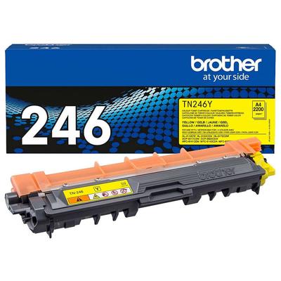 Original Brother TN-246Y Toner Gelb