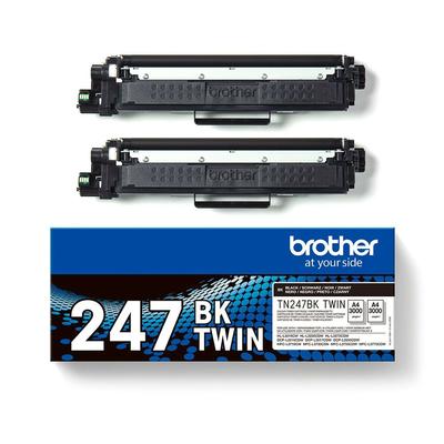 Original Brother TN-247BKTWIN Toner Multipack Schwarz