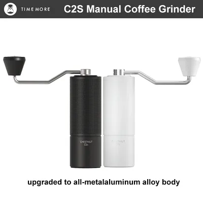 TIMEMORE Chestnut C2S Manual Coffee Grinder New Upgrade Integrated Metal Body Portable Hand Grinder