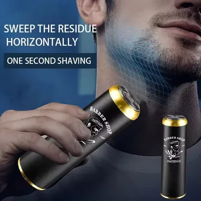 Electric Shaver Men'S Travel Car Aluminum Alloy Mini Shaving Shaver Portable Electric Shaver Mini