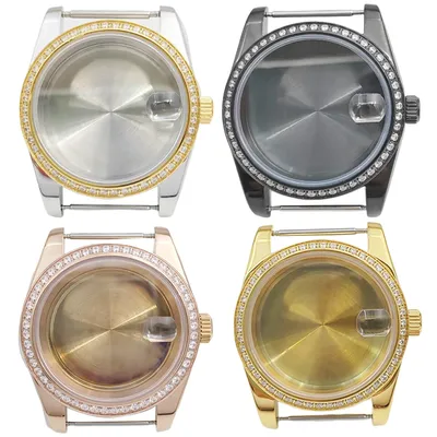 36mm 39mm Watch Case Sapphire Glass For NH35 NH36 ETA 2824 PT5000 ST2130 ETA2836 Miyota 8215 8205