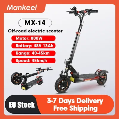 Mankeel MX-14 Off-Road Electric Scooter 800W 45KM/H High Speed Powerful Electric Scooters Adults USA