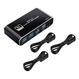 CSYANXING Plug-and-Play 8K HDMI KVM Switch for Multi-System Workstations with Drive-Free Setup