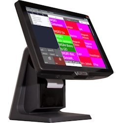 Blitzkasse 15" All-in-ONE Kassensystem für Einzelhandel, Kiosk, Imbiss, Strassenverkauf, Laden: Touschscreen, Bondrucker, Kundenanzeige, Kassenlade Image