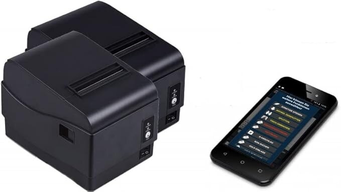 Blitzkasse Automatisierungssystem für Gastronomie: 5" Kellnerterminal, 2x Bondrucker Image